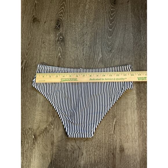 Sia Swim‎ Australia Navy White Striped Bikini Bottoms US Size 8 - Picture 6 of 8
